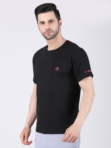 Men’s Half Sleeve Active T-shirt (Cotton)