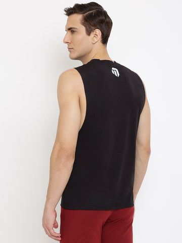 Men’s T-shirt (Long Arm Hole) Black