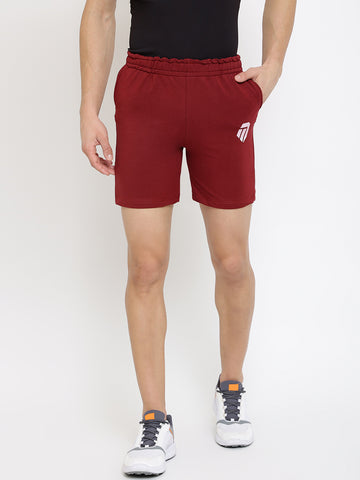 Men’s Shorts (Cotton Blend) - Maroon