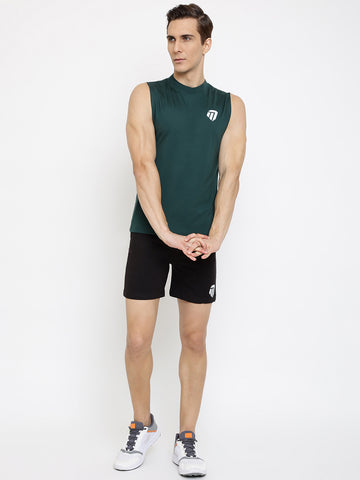 Men’s T-shirt (Long Arm Hole) Dark Green