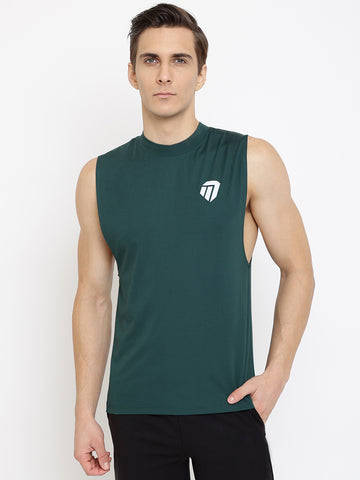 Men’s T-shirt (Long Arm Hole) Dark Green