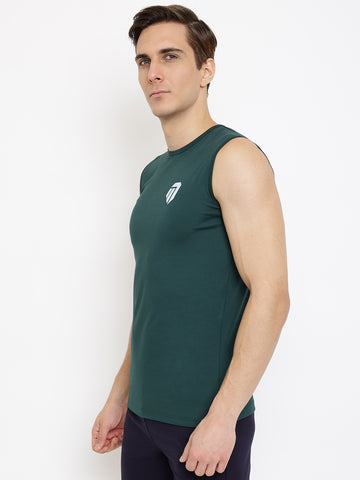 Men’s T-shirt (Short Arm Hole) Dark Green