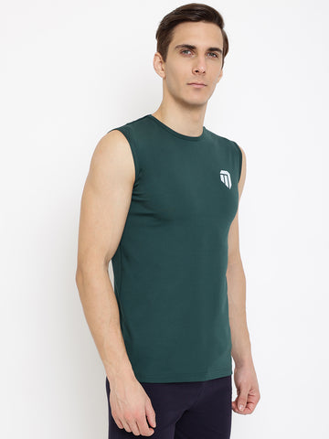 Men’s T-shirt (Short Arm Hole) Dark Green