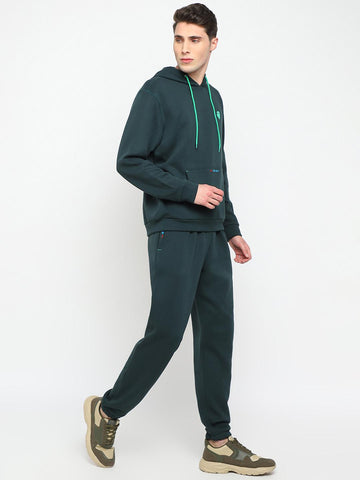 Mens Hoodie and Jogger Set - Sea Weed Green