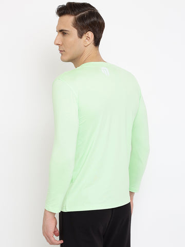 Men’s Tshirt (Full Sleeve) - FI Green