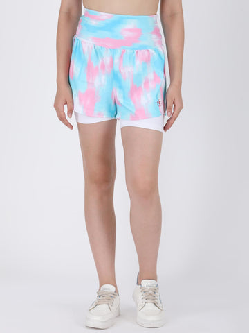 Women’s Printed Double Layer Shorts