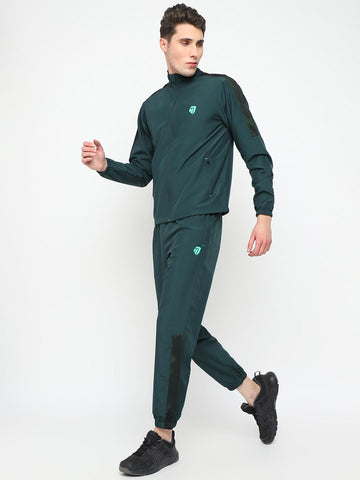 Mens Tracksuit - Sea Weed Green