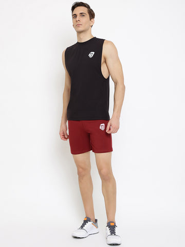 Men’s Shorts (Cotton Blend) - Maroon