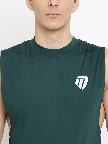 Men’s T-shirt (Long Arm Hole) Dark Green