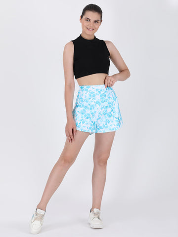 Women’s Printed Double Layer Shorts