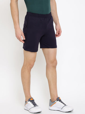 Men’s Shorts (Cotton Blend) - Navy Blue