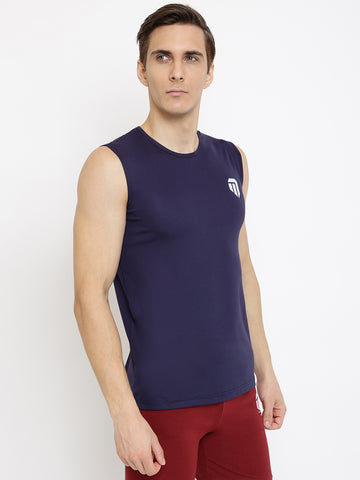 Men’s T-shirt (Short Arm Hole) Navy Blue