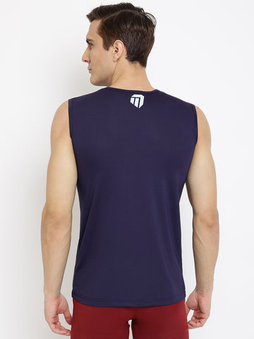 Men’s T-shirt (Short Arm Hole) Navy Blue