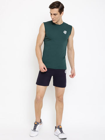 Men’s Shorts (Cotton Blend) - Navy Blue