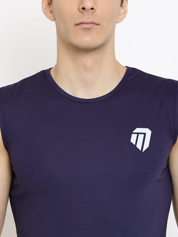 Men’s T-shirt (Short Arm Hole) Navy Blue