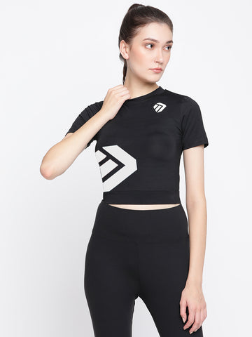 Women’s Crop Top Half Sleeves (Body fit)