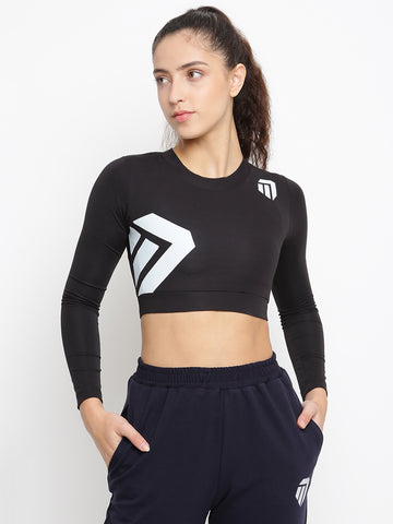 Women’s Crop Top Full Sleeves (Body fit)