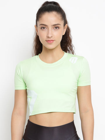 Women’s Crop Top half Sleeves (Free fall)