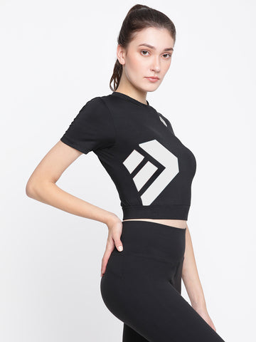 Women’s Crop Top Half Sleeves (Body fit)