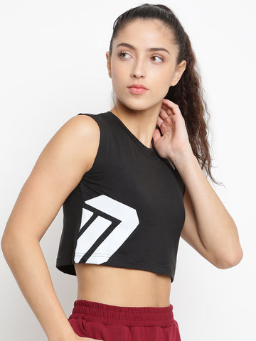 Women’s Crop Top Sleeve less (Free fall)