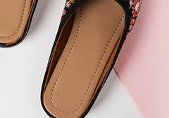 Midnight Bloom Embroidered Jutti 3
