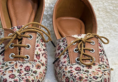 Rustic Bloom Lace-Up Jutti Sneakers 3
