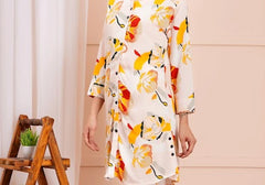White Floral Printed Co-ord Set 3